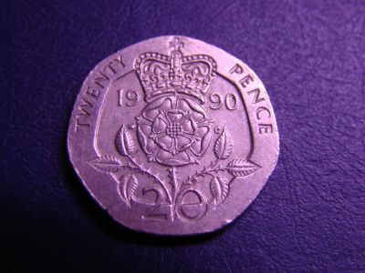 Лот: 3137570. Фото: 1. 20 пенсов 1990, Соединённое Королевство... Великобритания и острова