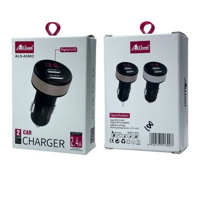 Лот: 22143913. Фото: 1. АЗУ ALLISON ALS-A300C 2USB 2.4A... Зарядные устройства, блоки питания, адаптеры сетевые для смартфонов