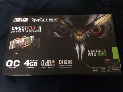Лот: 8183416. Фото: 1. Видеокарта ASUS GeForce GTX 970... Видеокарты