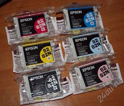 Лот: 239391. Фото: 1. Картриджи Epson оригинальные... Картриджи, расходные материалы