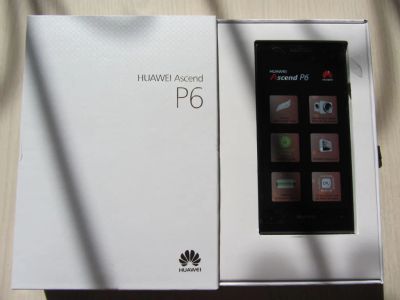 Лот: 3867209. Фото: 1. Huawei Ascend P6 4.7" 8Gb черный... Смартфоны