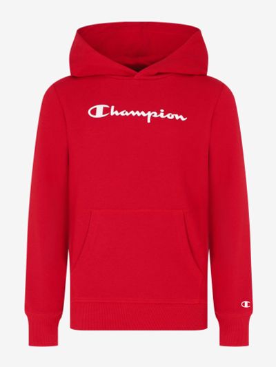 Лот: 25409094. Фото: 1. Худи для мальчиков Champion, Красный. Другое (спортивная одежда)