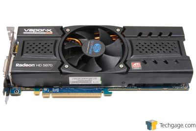Лот: 11794573. Фото: 1. Sapphire Radeon HD5870 Vapor-X... Видеокарты