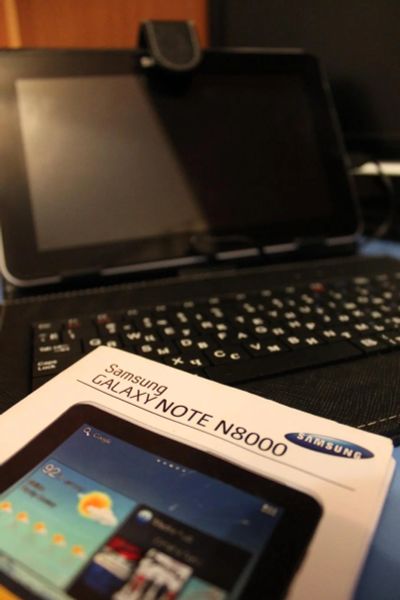 Лот: 8419844. Фото: 1. планшет Samsung Galaxy Note N8000... Планшеты