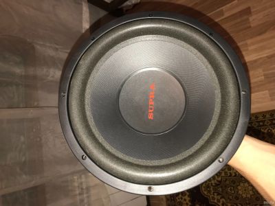 Лот: 13302472. Фото: 1. Динамик 12-шка Supra идеальное... Сабвуферы