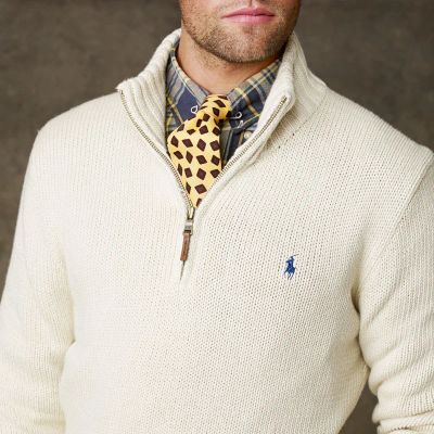 Лот: 5966712. Фото: 1. Polo Ralf Lauren кофта бел. 50-52. Свитеры, толстовки, худи