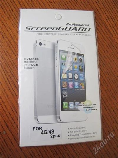 Лот: 2881348. Фото: 1. Защитная пленка для IPHONE 4G... Защитные стёкла, защитные плёнки