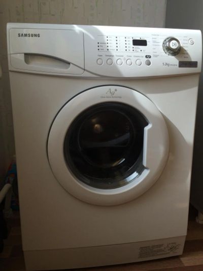 Лот: 7249149. Фото: 1. Samsung WF6528S7W, 5,2 кг., А... Стиральные машины