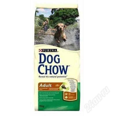 Лот: 2146147. Фото: 1. Dog Chow Adult корм для собак... Корма