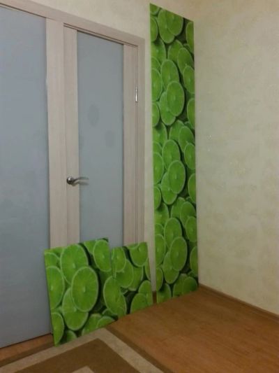 Лот: 10954455. Фото: 1. Стеклянный кухонный фартук. Кухонные гарнитуры