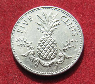 Лот: 20267668. Фото: 1. Багамы 5 центов, 2005г. Америка