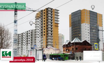 Лот: 13037252. Фото: 1. 1к квартира 38м2 ЖК на Курчатова... Квартиры, студии