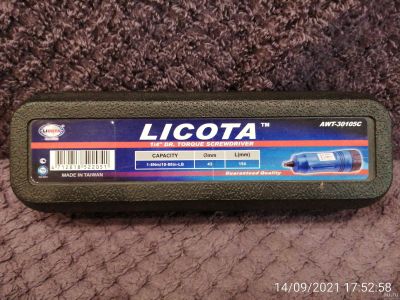 Лот: 18072425. Фото: 1. Отвертка динамометрическая Licota... Ручной инструмент