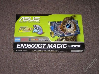 Лот: 394818. Фото: 1. ASUS EN 9500 GT MAGIC. Видеокарты