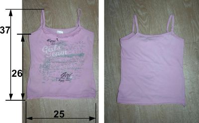 Лот: 3974104. Фото: 1. летняя маичка на девочку б/у розово-сиреневая... Другое (одежда и аксессуары)