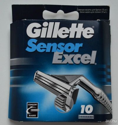 Лот: 9828871. Фото: 1. Сменные кассеты Gillette Sensor... Уход за лицом 