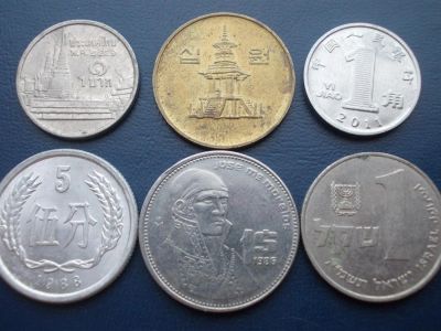Лот: 3564937. Фото: 1. 6 монет одним лотом.Торги с 1... Наборы монет