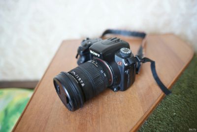 Лот: 10730641. Фото: 1. Sony DSLR-A700 +sigma 17-70 f2... Цифровые зеркальные