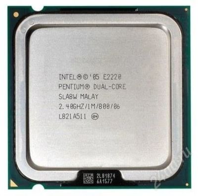 Лот: 1143996. Фото: 1. CPU Pentium Dual-Core E2220 (2x2... Процессоры