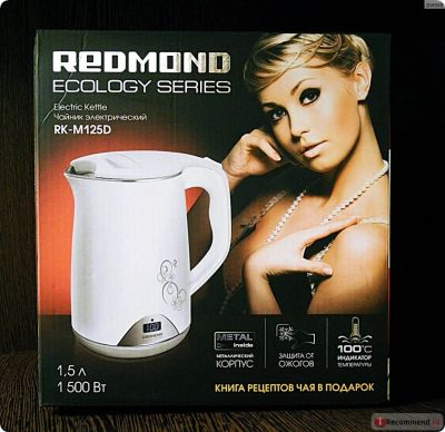 Лот: 10504634. Фото: 1. чайник электрический Redmond RK-M125D. Чайники, кофемашины, кулеры