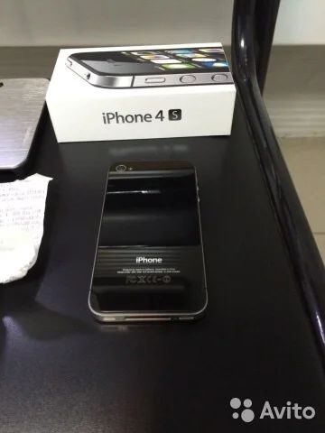 Лот: 6096273. Фото: 1. Apple iPhone 4s 8гб полный комплект... Смартфоны
