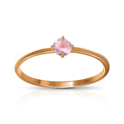 Лот: 23784320. Фото: 1. Кольцо TALANT из золота с аметистом. Кольца, перстни