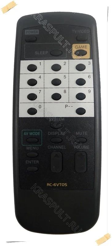 Лот: 4068533. Фото: 1. Пульт AIWA RC-6VT05. Новый! Гарантия... Пульты ДУ