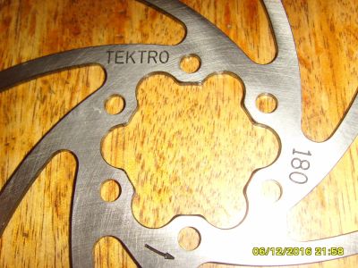 Лот: 8664163. Фото: 1. Ротор Tektro 180 мм. (практически... Запчасти