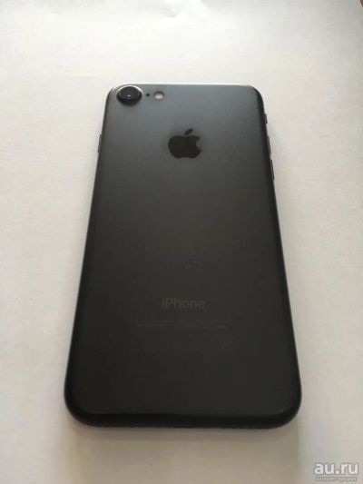 Лот: 9604641. Фото: 1. iPhone 7 Matt black 128gb, официальный... Смартфоны