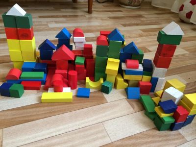 Лот: 3966873. Фото: 1. кубики деревянные. Развивающие