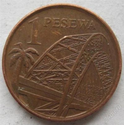 Лот: 1789372. Фото: 1. vz Гана 1 песева 2007. Африка
