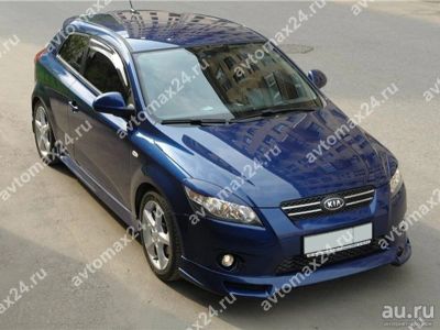 Лот: 6413012. Фото: 1. Реснички на фары, KIA Ceed, 2006-2010г... Детали тюнинга