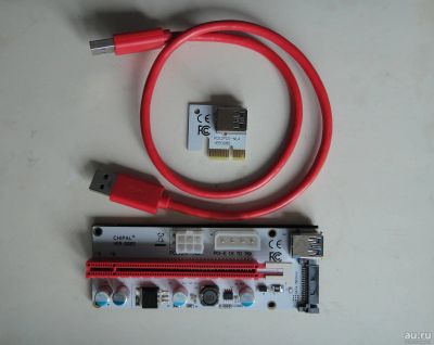 Лот: 17907289. Фото: 1. Райзеры PCI-E Ver. 008S (Riser... Платы расширения, контроллеры, доп. порты