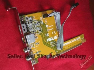 Лот: 1078414. Фото: 1. Планка ASUS HDMI/AV/S/SP. Платы расширения, контроллеры, доп. порты