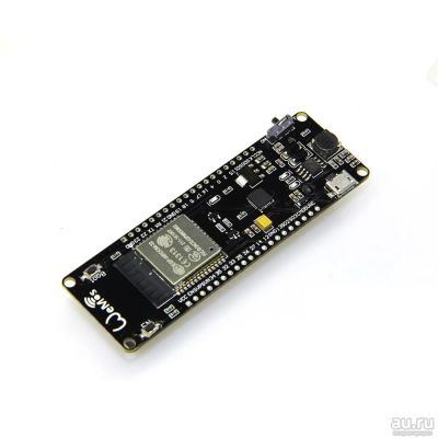 Лот: 9899057. Фото: 1. Плата разработчика ESP32 с батарейным... Микроконтроллеры