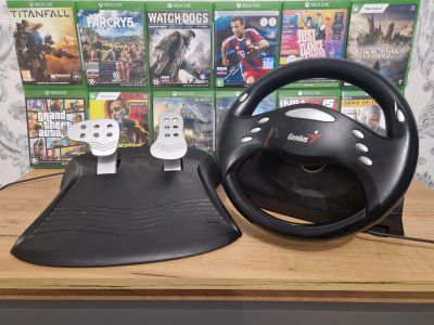 Лот: 25800730. Фото: 1. Руль Genius Speed Wheel 3 Vibration. Игровые приставки, консоли