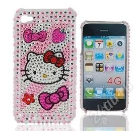 Лот: 1638434. Фото: 1. Чехол Kitty для iPhone 4. Чехлы, бамперы