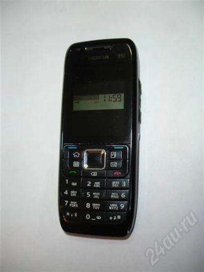Лот: 478084. Фото: 1. Смартфон NOKIA E51 Black. Смартфоны