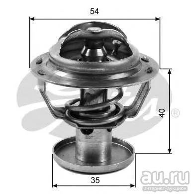 Лот: 13104124. Фото: 1. Термостат c прокладкой Mazda MPV... Двигатель и элементы двигателя