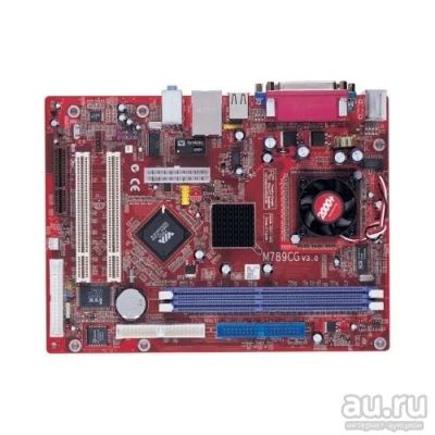 Лот: 8521334. Фото: 1. Материнская плата PC-Chips M789CG... Материнские платы