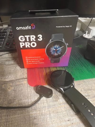 Лот: 20998037. Фото: 1. Смарт часы Amazfit GTR 3 PRO... Смарт-часы, фитнес-браслеты, аксессуары