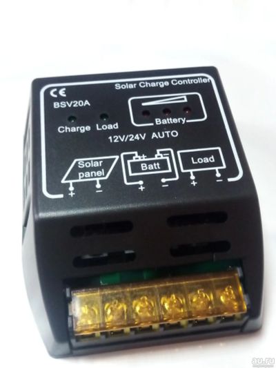 Лот: 14997792. Фото: 1. Solar Charge Controller BSV20A... Кабельные наконечники, клеммы, соединители