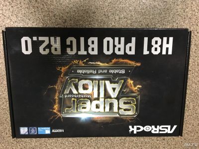 Лот: 10084379. Фото: 1. AsRock H81 Pro BTC R2.0. Материнские платы