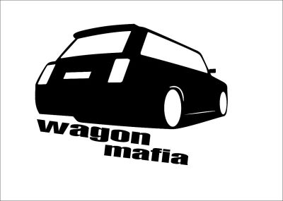 Лот: 4877623. Фото: 1. Wagon Mafia / Вагон Мафия / четверка... Наклейки автомобильные