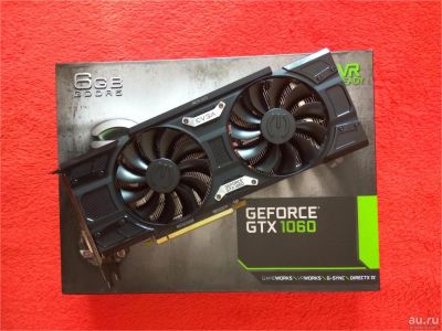 Лот: 9268622. Фото: 1. EVGA GeForce GTX 1060 6.0 GB Gaming... Видеокарты