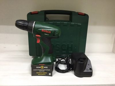Лот: 13122422. Фото: 1. Дрель-шуруповерт Bosch PSR 12... Электроинструмент