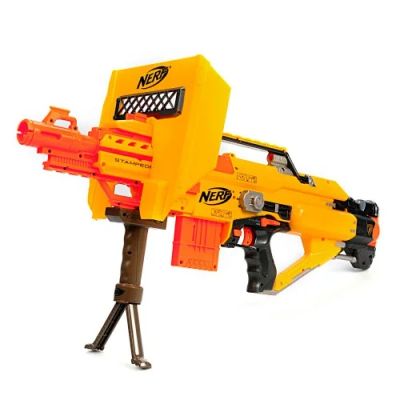 Лот: 4735000. Фото: 1. Бластер Nerf "Stampede" отличный... Электронные
