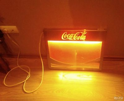 Лот: 4768598. Фото: 1. Рекламная вывеска Coca Cola. Рекламные материалы и оборудование