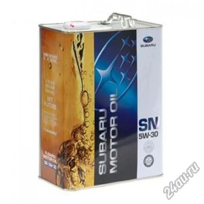 Лот: 11018421. Фото: 1. Subaru Motor Oil SN 5w30 ", 4... Масла, жидкости