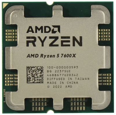 Лот: 25029470. Фото: 1. Процессор AMD AM5 Ryzen 5 7600X... Процессоры